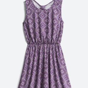 FRENCH GREY Antoinette Back Detail Brushed Knit Dress